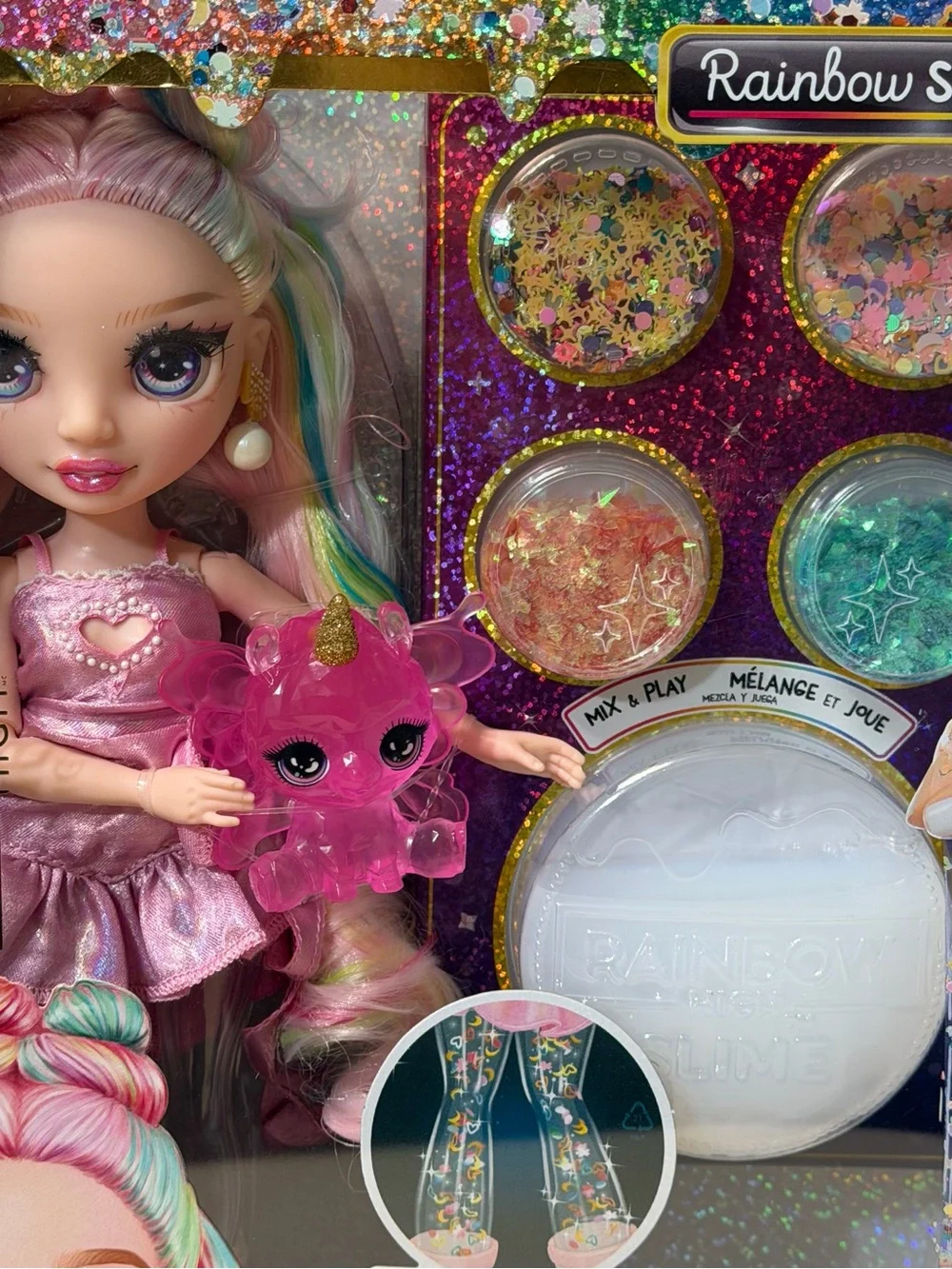 Rainbow High Rainbow Shimmers with Slime - Bella, Pink 11